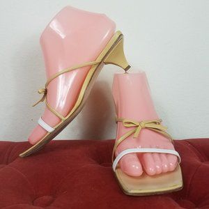 Bruno Magli Shoes Kitten Heels Slides Women sz 5.5